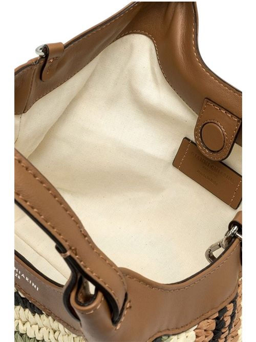 borsa donna dua media in paglia intrecciata multicolor Gianni Chiarini | BS 12189 DIAMIXWILLOW